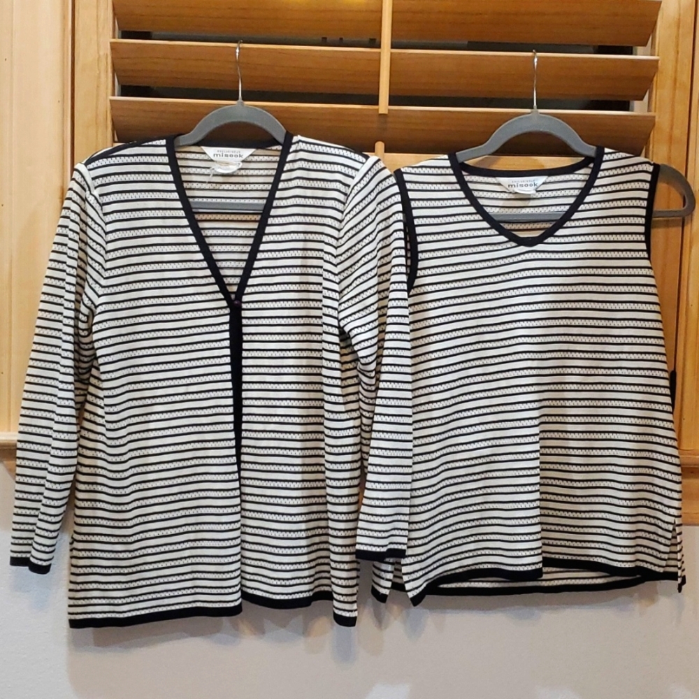 Misook top and jacket M
